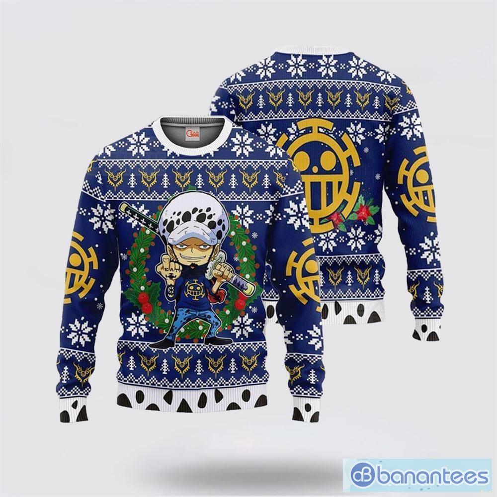 Trafalgar Law One Piece Merry Christmas Ugly Sweater