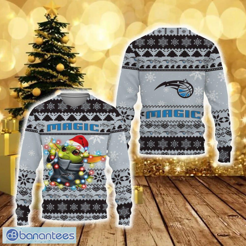 Indiana Pacers Baby Yoda Star Wars Sports Football American Knitted Xmas 3D  Sweater Gift Holidays - Banantees