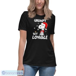 Snoopy Santa Grumpy But Lovable Christmas shirt - Women's Relaxed Short Sleeve Jersey Tee