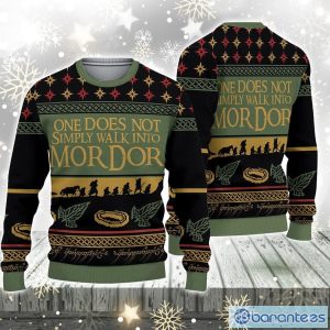 LORT One Mordor Ugly Sweater Christmas Christmas Gift For Men And Women Party Holiday Product Photo 1