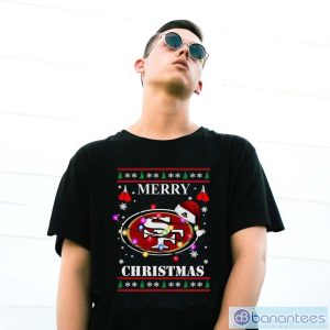 Merry Christmas San Francisco 49ers T Shirt - G500 Gildan T-Shirt