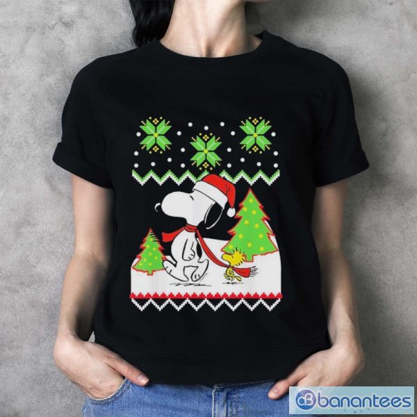 Peanuts santa Snoopy Snoopy Christmas shirt - Ladies T-Shirt