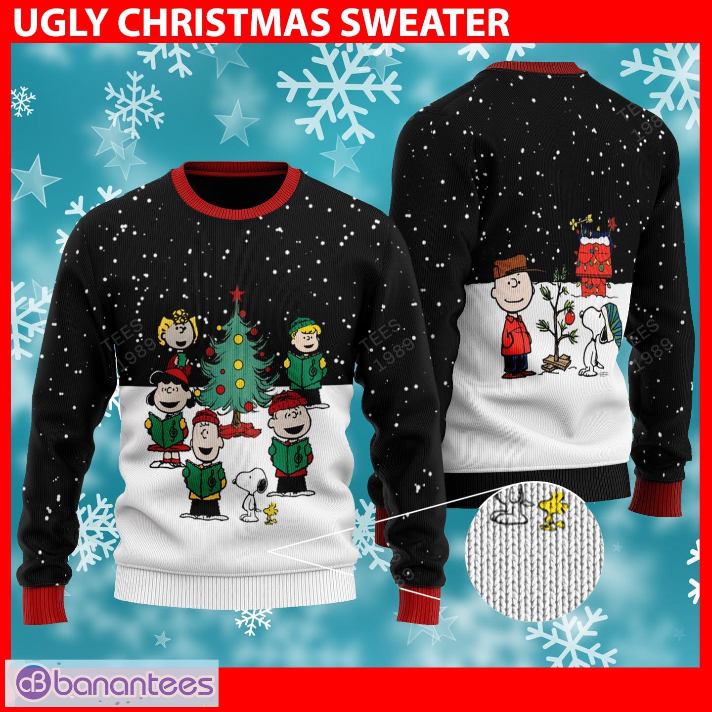 Houston Texans Cute Snoopy Football Helmet Ugly Christmas Sweater Cute  Christmas Gift - Banantees