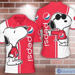 pepsi Snoopy Kiss 3D Polo Shirt For Sport Lover Product Photo 1