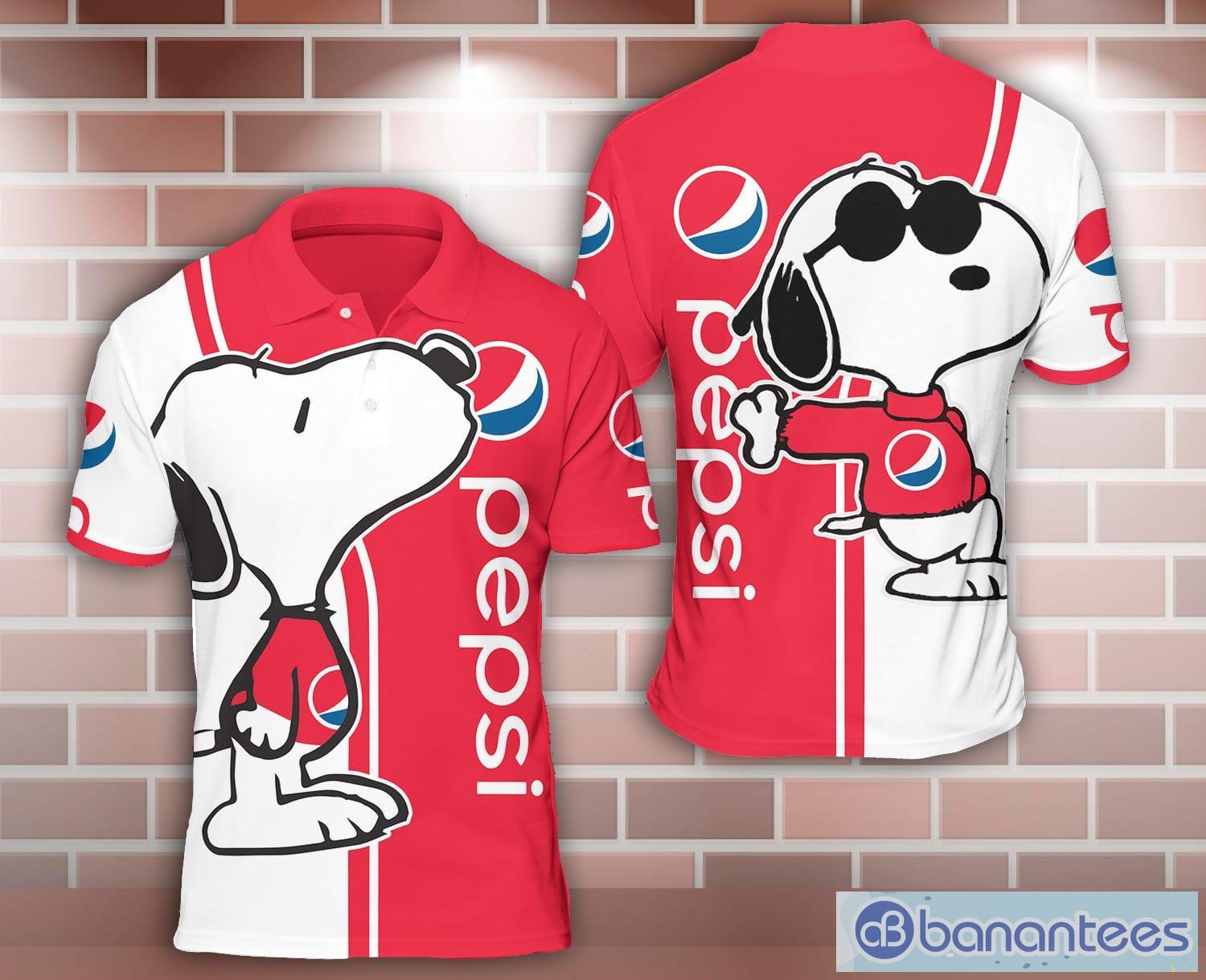pepsi snoopy kiss 3d polo shirt for sport lover image pepsi Snoopy Kiss 3D Polo Shirt For Sport Lover Product Photo 1