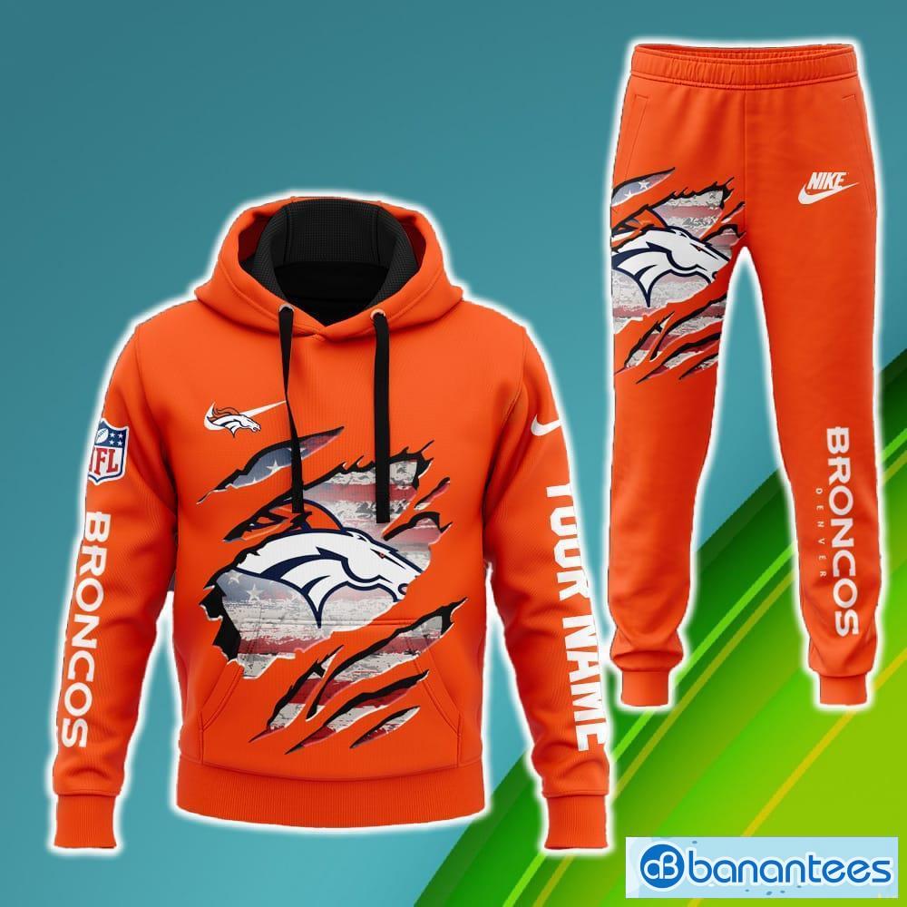 Men / Women Denver Broncos 3D Zipper Hoodie, Denver Broncos Zipper