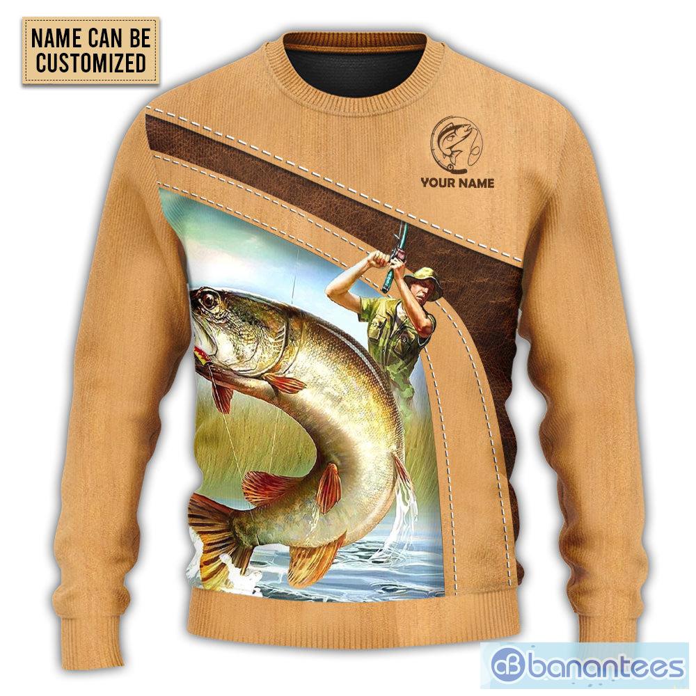 Personalized Fishing An Old Fisherman And The Best Catch Ugly 3D Sweaters  Gift For Men And Women - Banantees