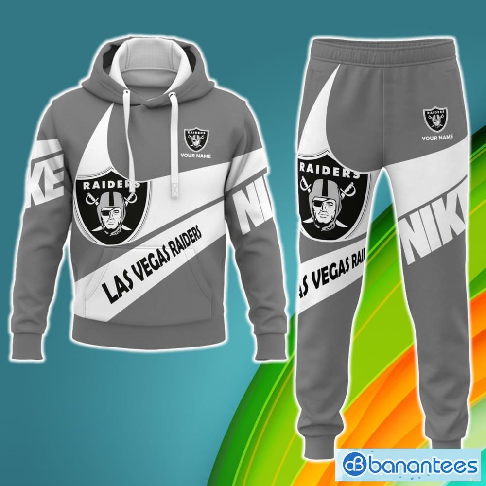 Personalized Las Vegas Raiders Fireplace For Fans Set 3D Hoodie & Long Pant  Best Gift Christmas For Mens - Banantees