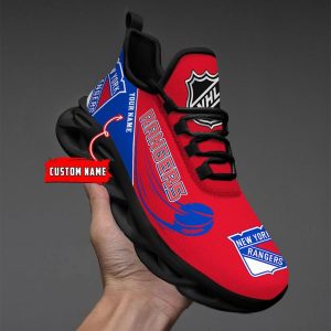 New York Rangers Fan Unofficial Running Shoes Sneakers 