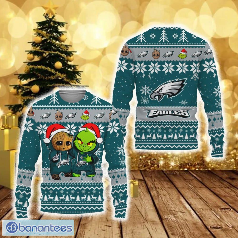 NFL Philadelphia Eagles New Season Festivity Ugly Christmas 3D Sweater -  Banantees