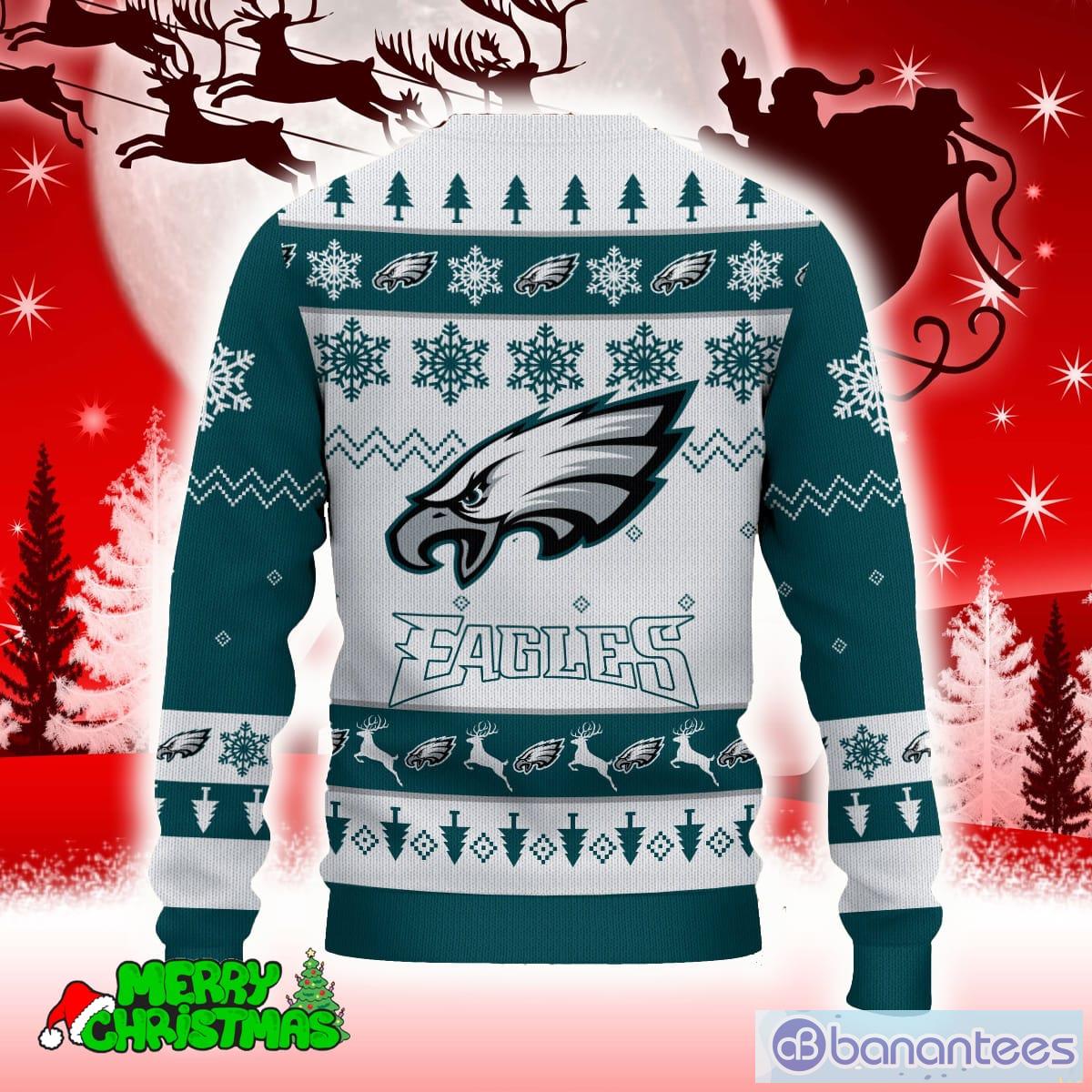 Philadelphia Eagles Ugly Christmas Xmas Sweater Merry Gift Mens Women