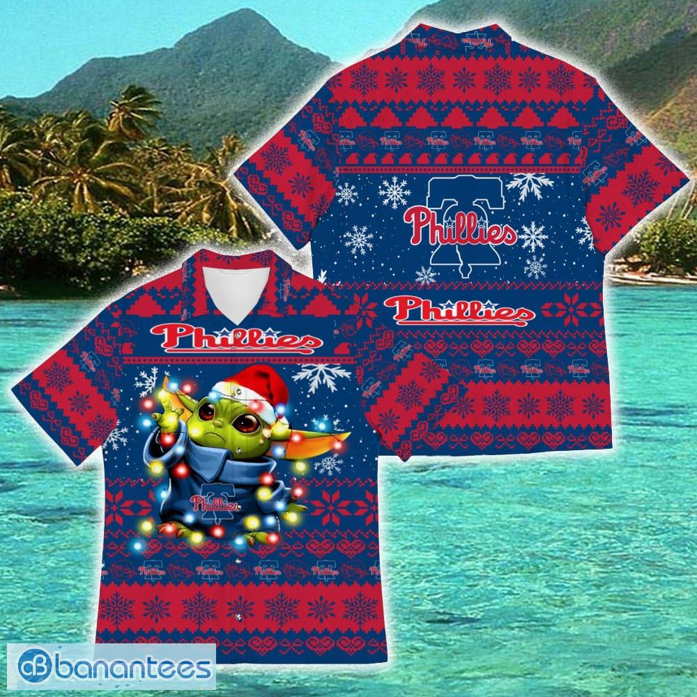 Cute Baby Yoda Philadelphia Phillies Hawaiian Shirt