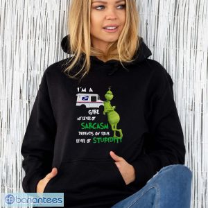 Grinch I'm A USPS Girl Christmas T-Shirt Camaelshirt Trending Tees - Unisex Hoodie