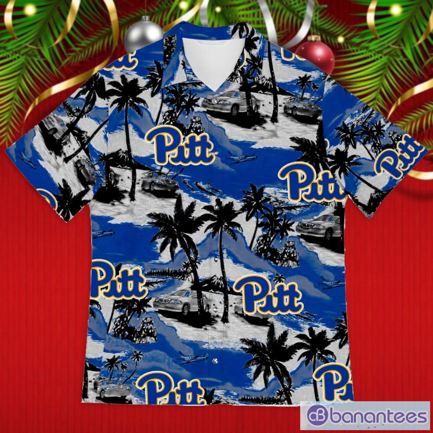 Pittsburgh Panthers Sports American Tropical Patterns Summer Gift 3D Hawaiian Shirt Product Photo 1