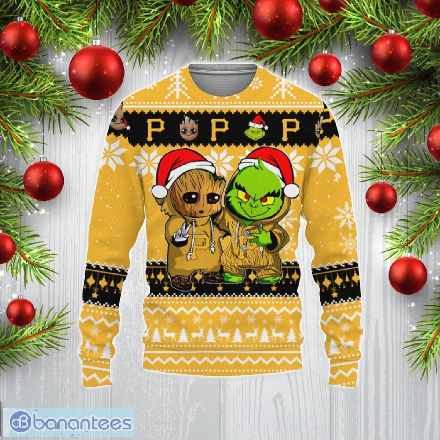 Pittsburgh Pirates Funny Grinch Ugly Sweater Gift For Christmas