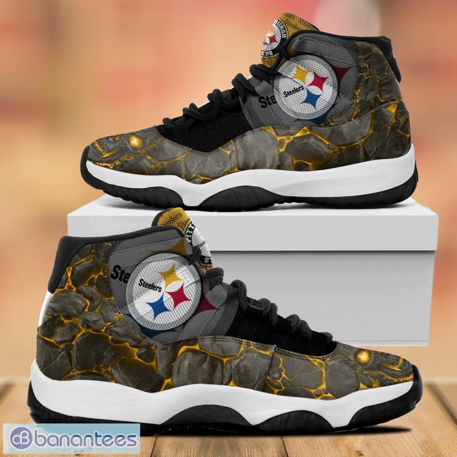 Pittsburgh Steelers Air Jordan 13 Sneaker, Custom Steelers Gear