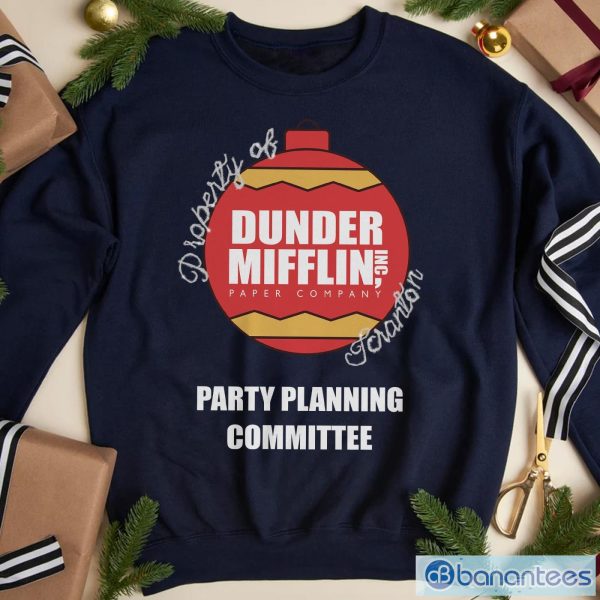 Property Of Dunder Mifflin Paper Company Quotes T-shirt, British TV Sitcom Christmas Shirt Xmas Unisex Gift Product Photo 1