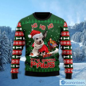 Chihuahua Santa Paws Ugly Christmas Sweater Gift For Holiday Product Photo 2