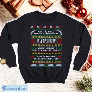 Deck The Halls With Salt And Hunters Ugly Christmas Shirt Product Photo 1