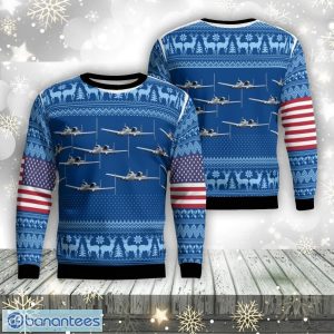 Fairchild Republic A-10 Thunderbolt Ii Christmas Ugly Sweater 3d Xmas Gifty Gift Product Photo 1