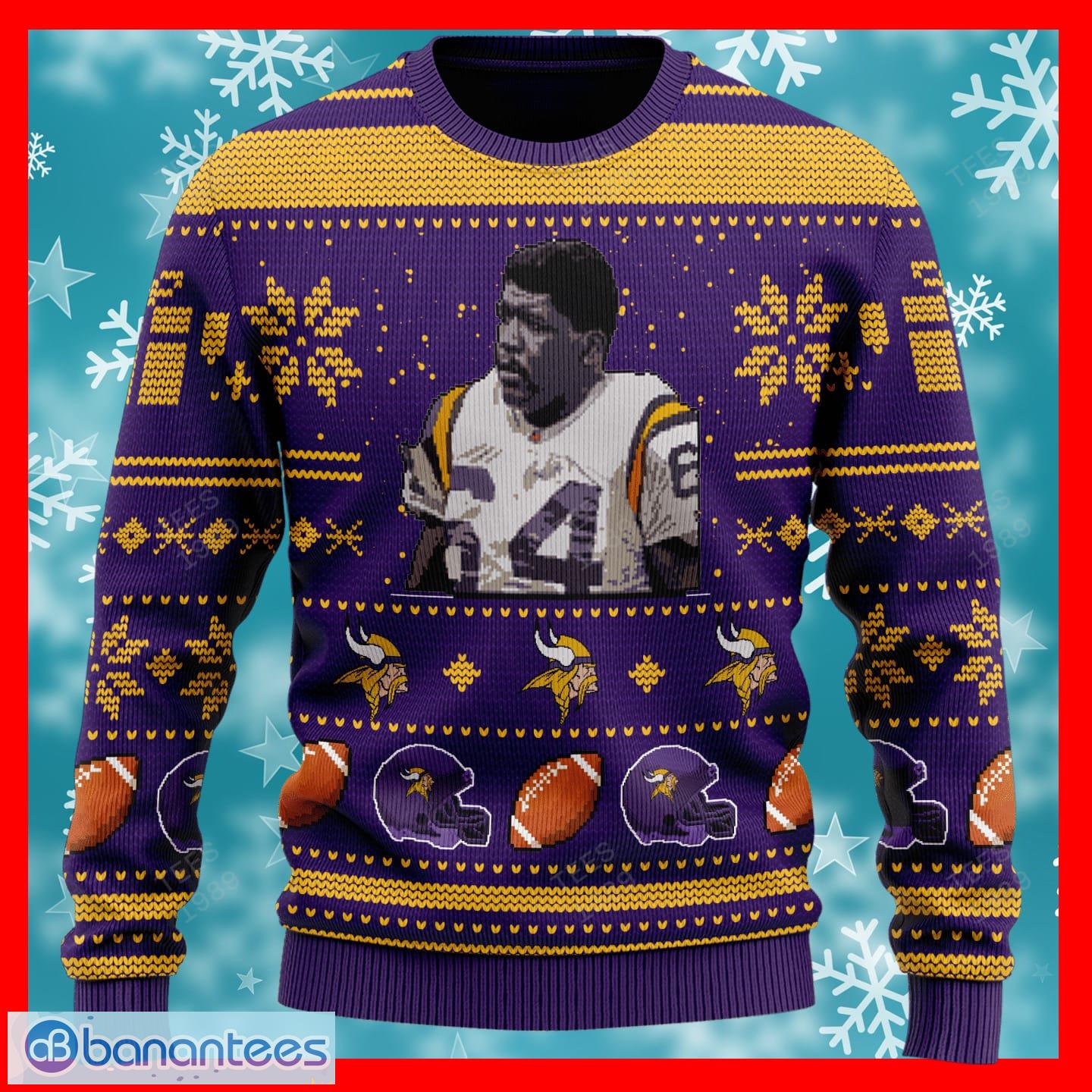 Minnesota Vikings Dab Santa Ugly Christmas Sweater - Banantees