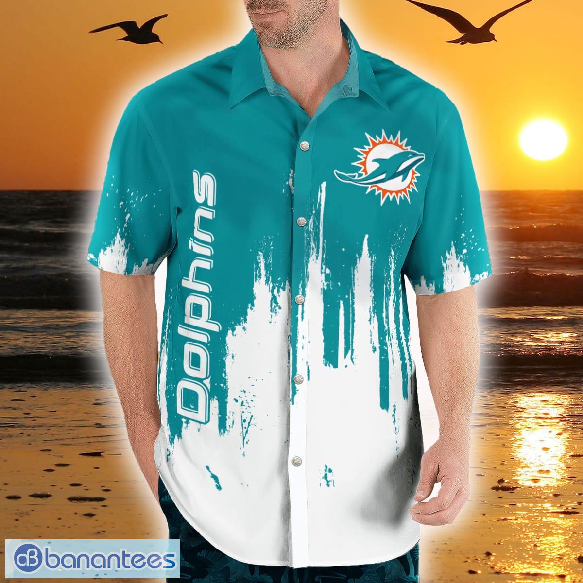 MLB Miami Marlins Hibiscus Flower Blue 3D Hawaiian Shirt For Fans