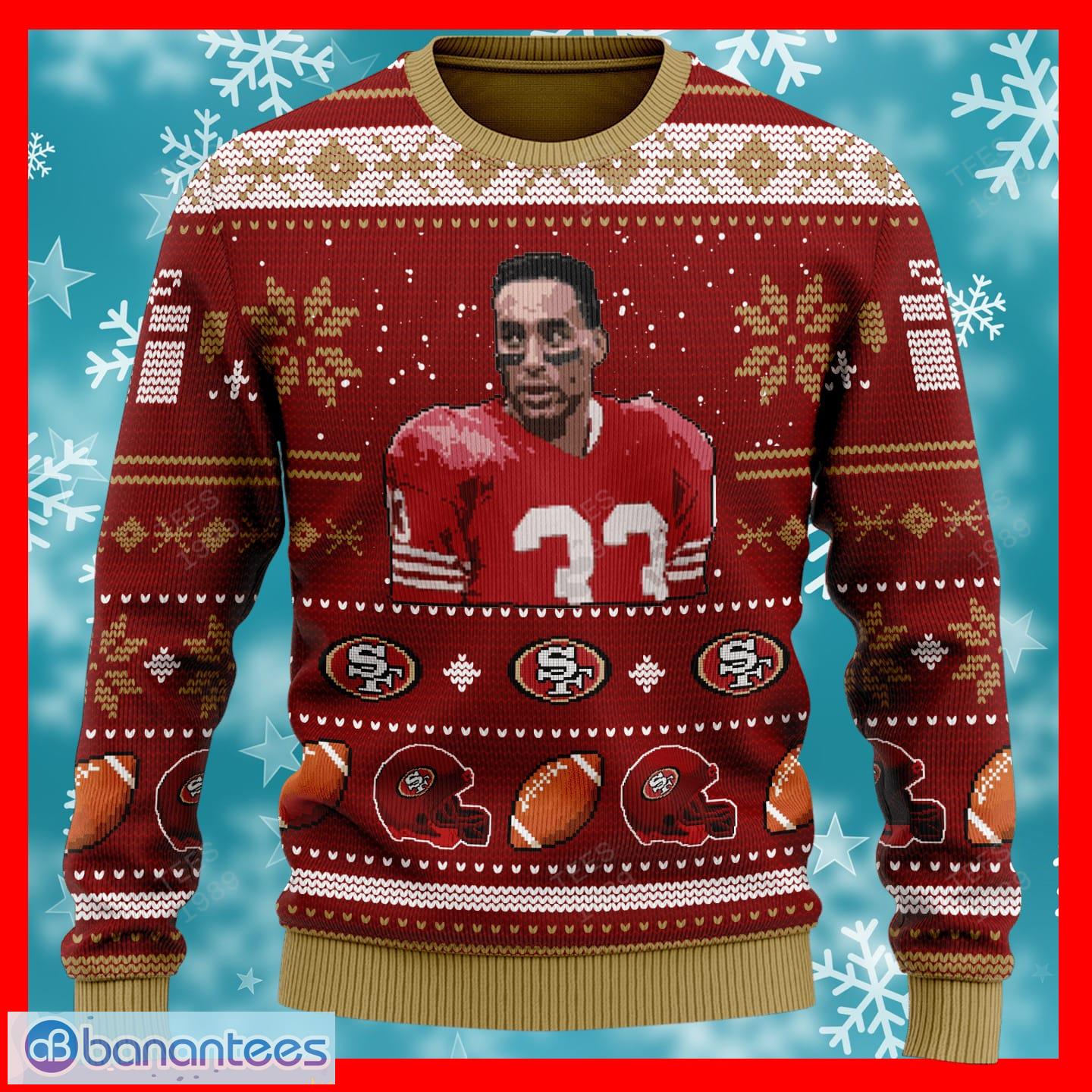 NFL San Francisco 49ers New Season Outfit Knitted Christmas 3D Sweater -  Banantees