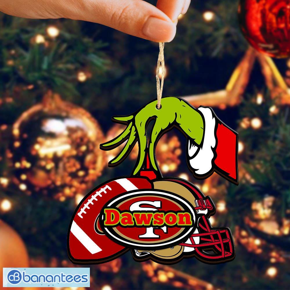 The Grinch Santa San Francisco 49ers Christmas shirt - Banantees