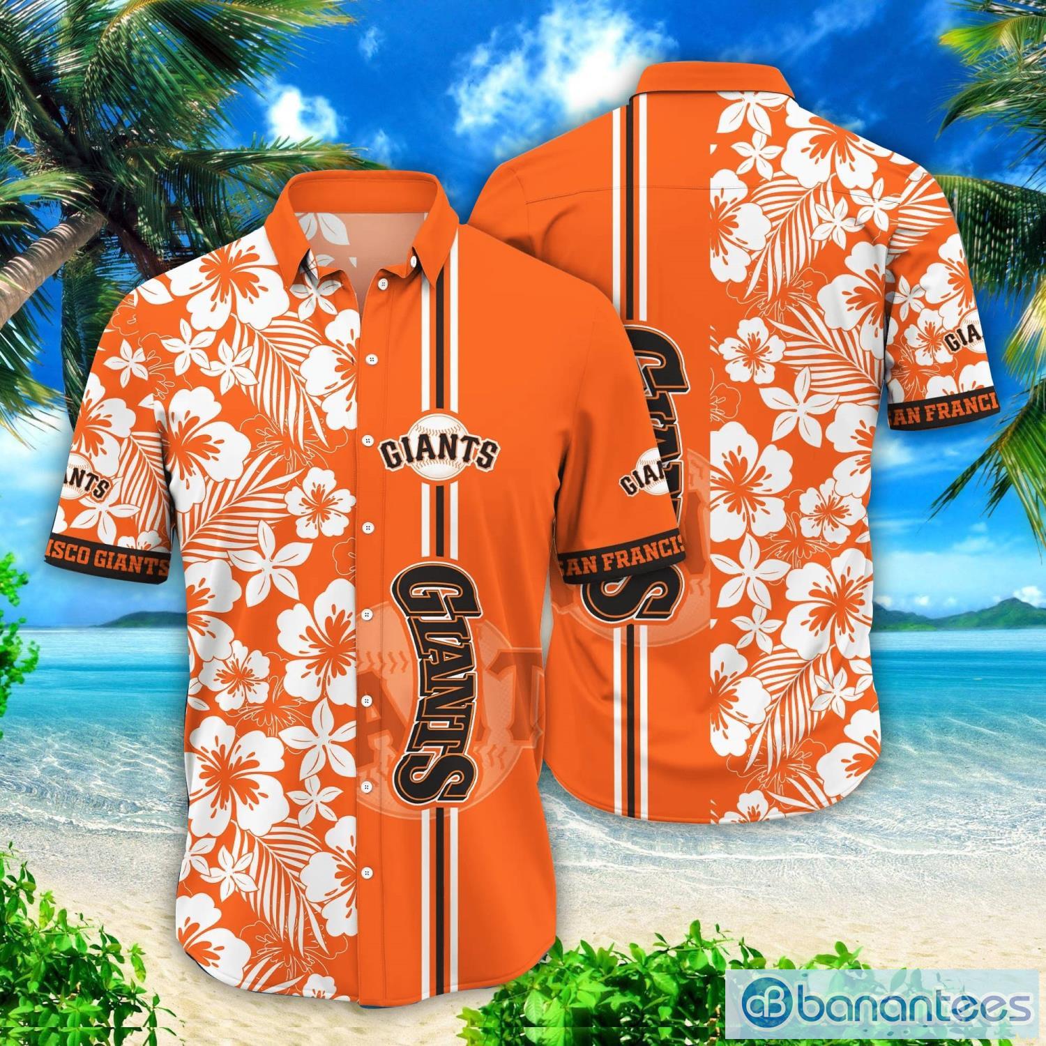 MLB Baseball San Francisco Giants Parrot Hawaiian Shirt - Family