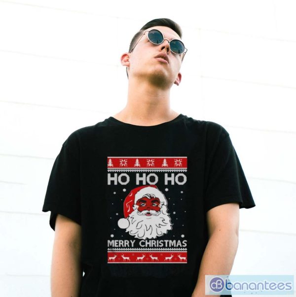 Santa Claus Ho Ho Ho Merry Christmas shirt2 - G500 Gildan T-Shirt