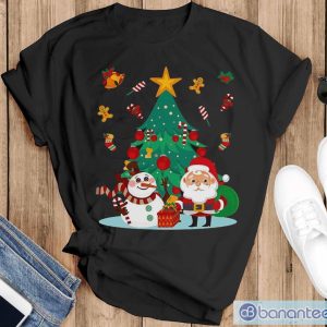 Santa Claus Party T-Shirt - Black T-Shirt