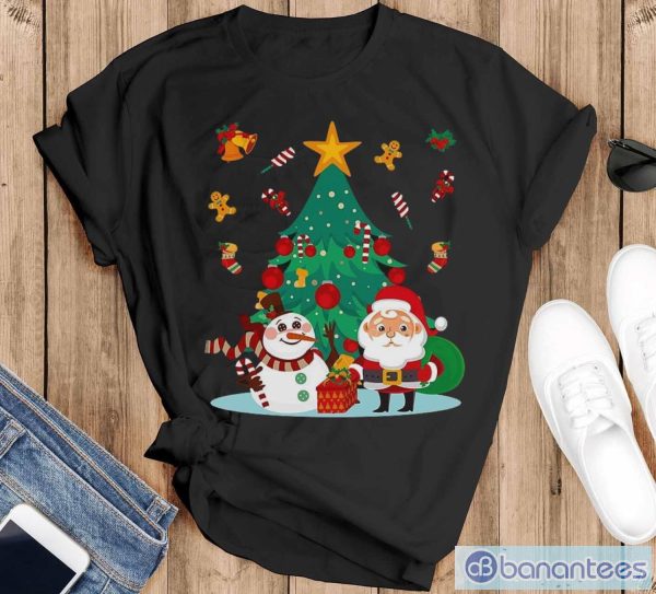 Santa Claus Party T-Shirt - Black T-Shirt