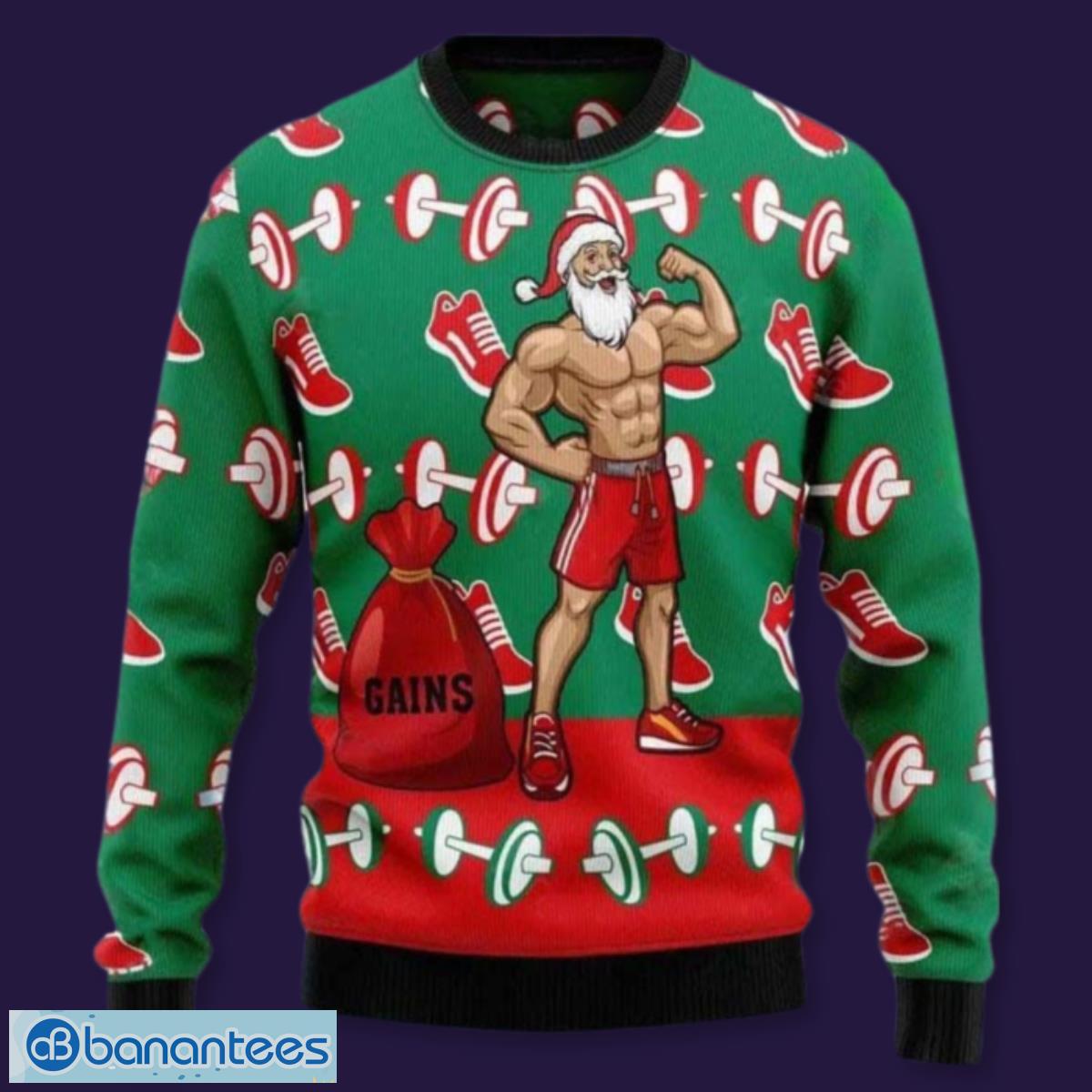 Gym lover Ugly Christmas Sweater Hot AOP Gift For Men And Women