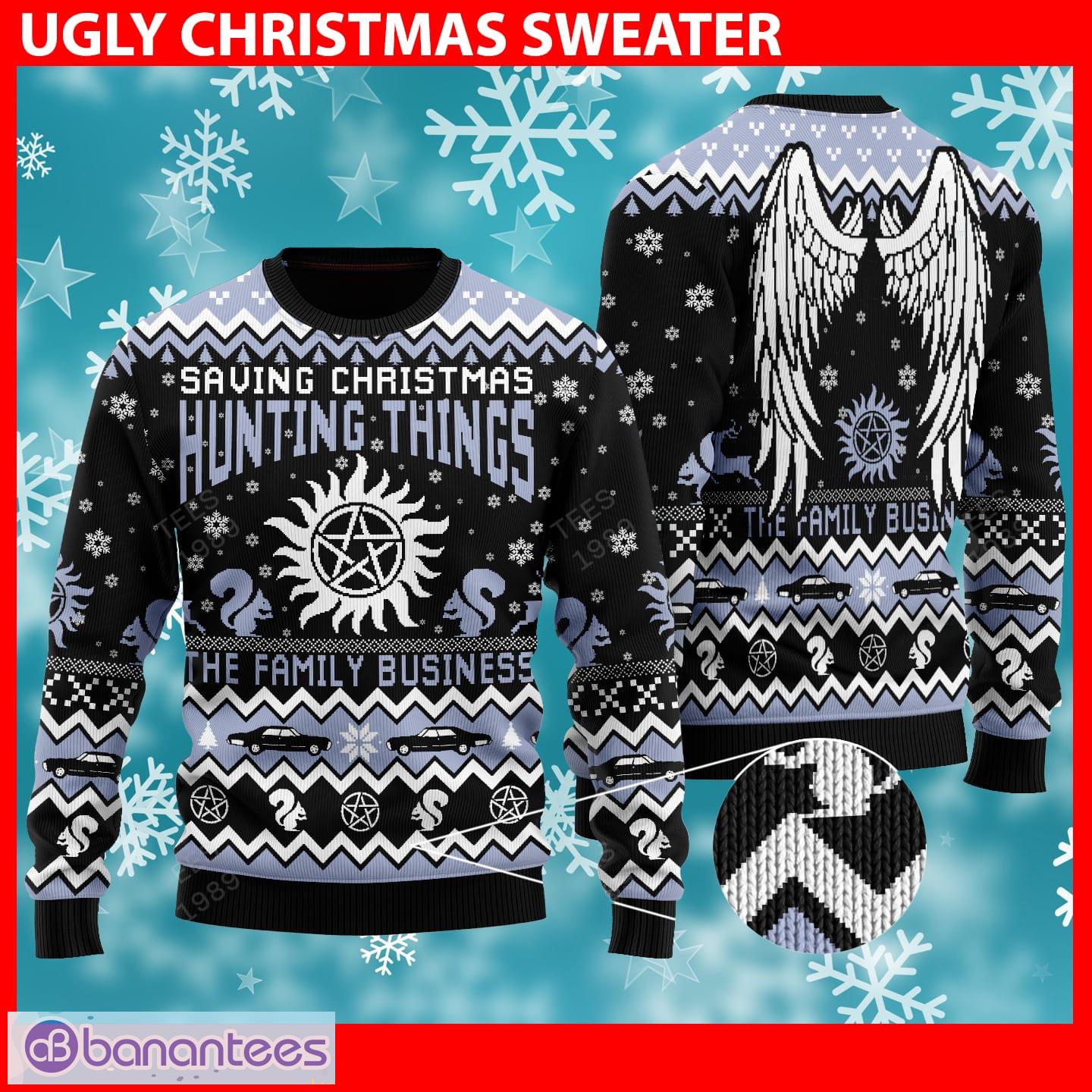 Hunting christmas outlet sweaters