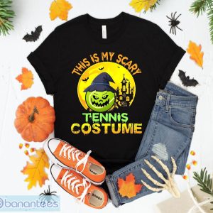 Scary Halloween Tennis Gift Funny Ghost Tennis Players T-Shirt Sweatshirt Hoodie Unisex Halloween Gift Product Photo 1