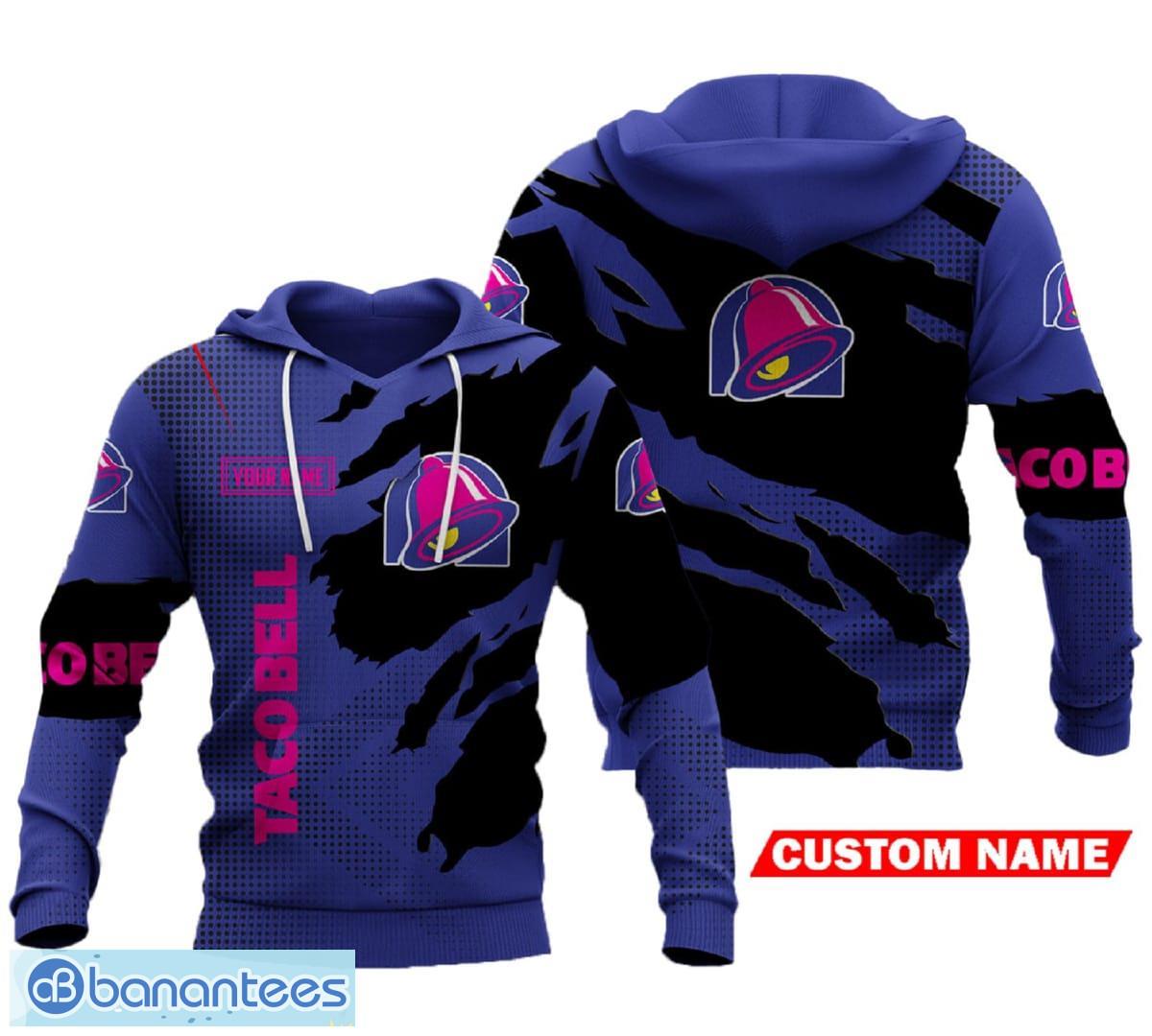 Taco bell 2025 colorful logo hoodie