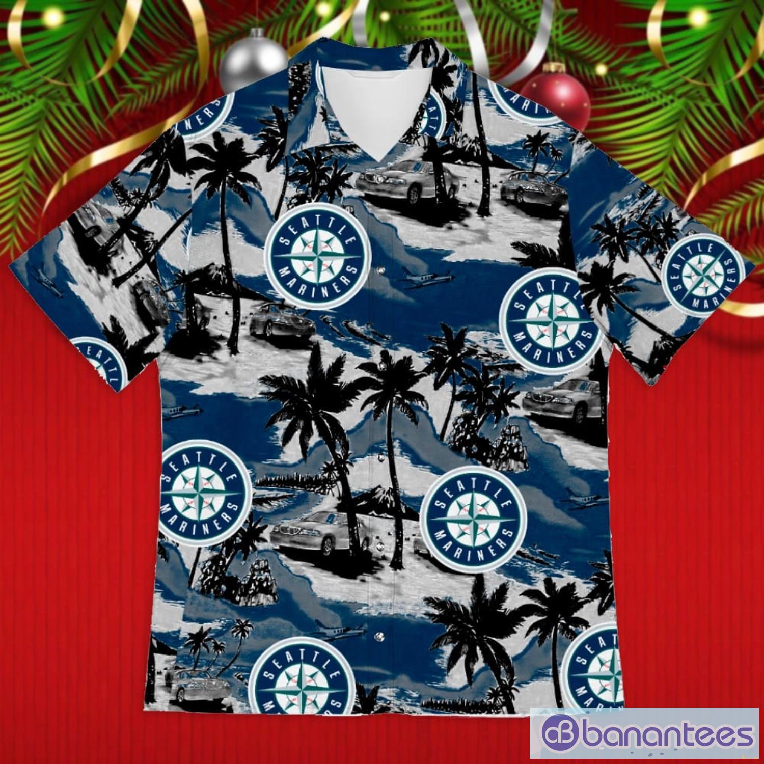 Seattle Mariners Sports American Tropical Patterns Summer Gift 3D Hawaiian Shirt Product Photo 1