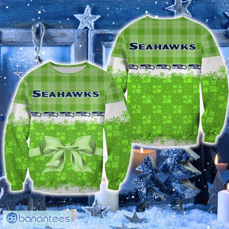 Seattle Seahawks Christmas Snowman Angel Sweater New For Men And Women Gift Holidays - Seattle Seahawks Christmas Snowman Angel Sweater New For Men And Women Gift Holidays