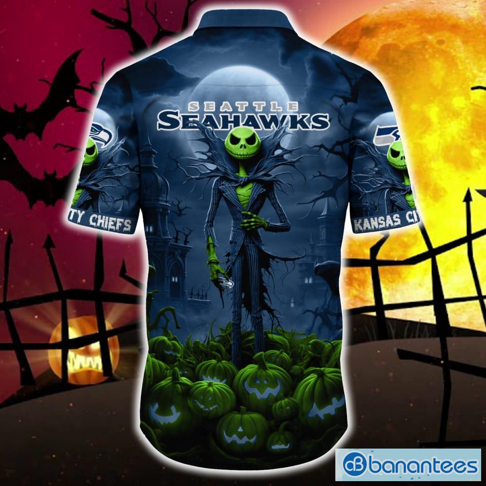 Jack Skellington fear the Seattle Seahawks shirt