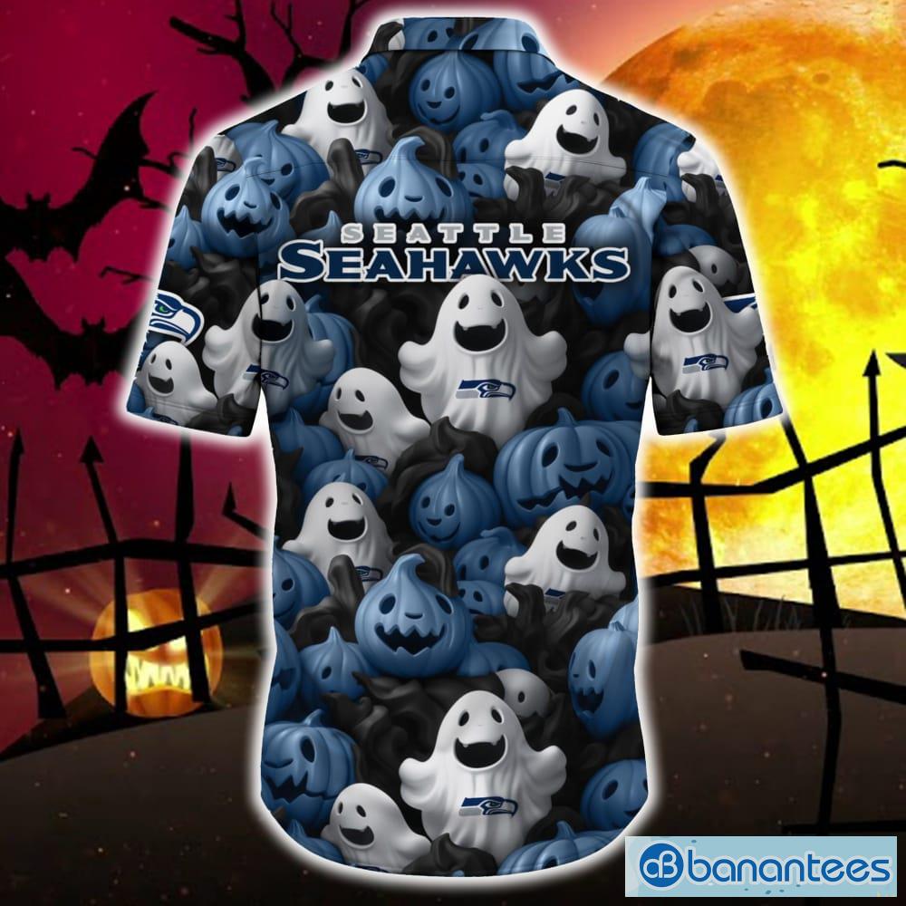 Seattle Seahawks NFL Halloween Characters Halloween Gift Hawaiian Shirt -  Banantees