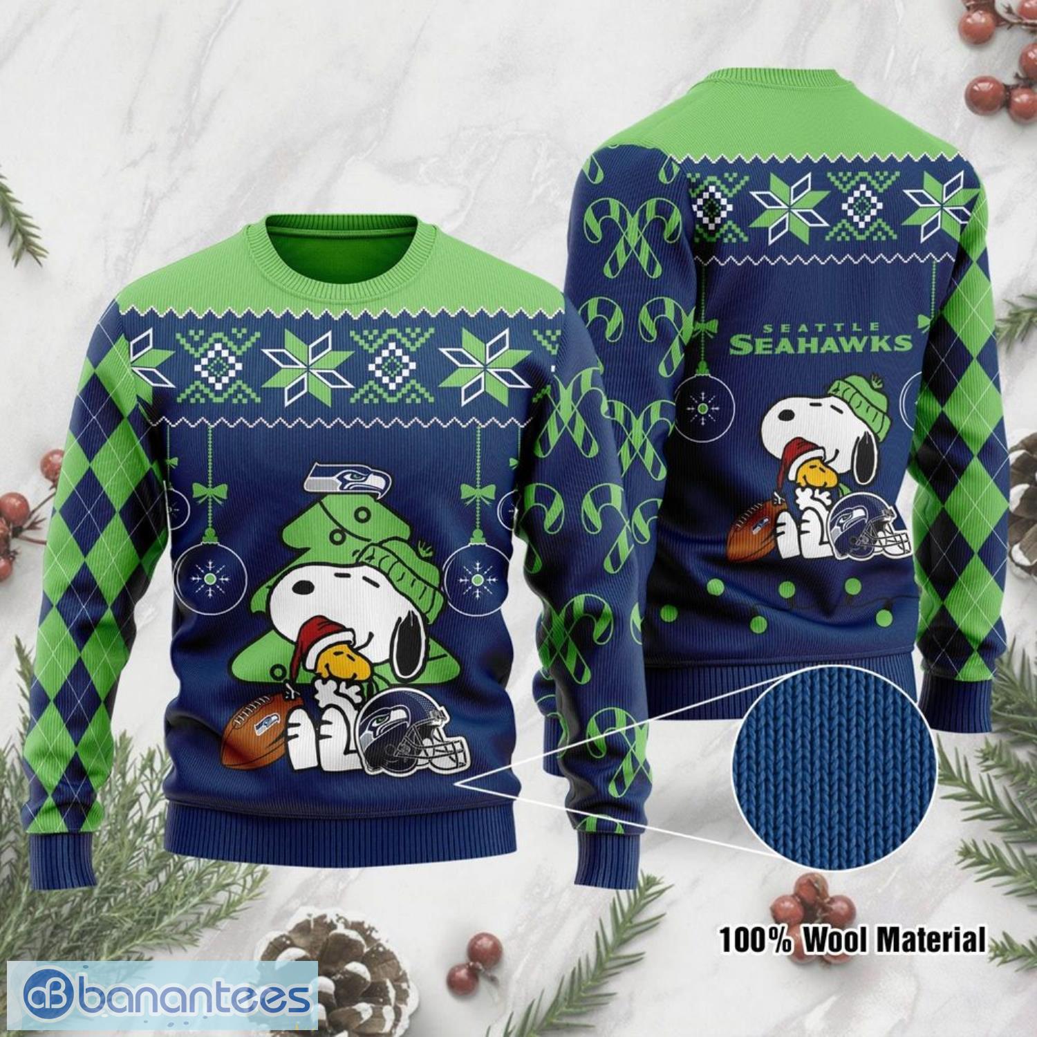 Merry Christmas Ugly Sweat Snoopy Washington Nationals Shirt - Banantees