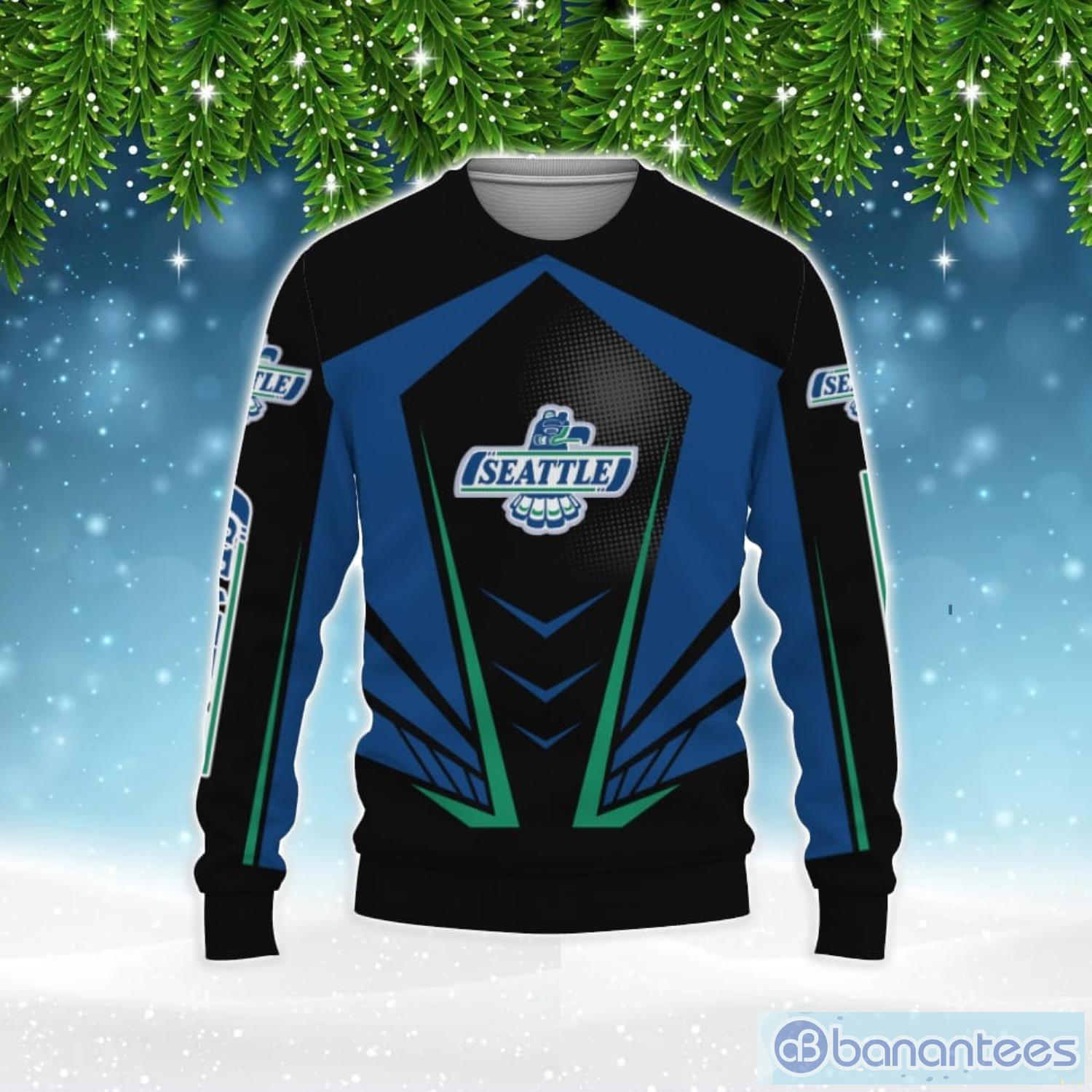 seattle thunderbirds sports american football shirt 3d sweater christmas holiday gift image Seattle Thunderbirds Sports American Football Shirt 3D Sweater Christmas Holiday Gift Product Photo 1