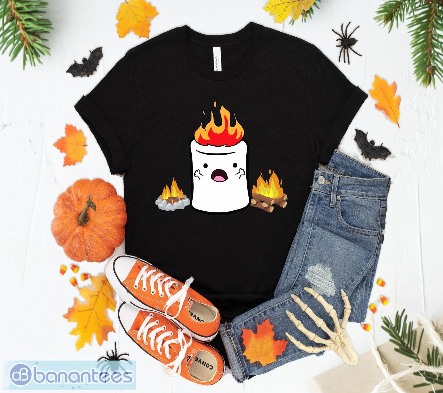 smores smores camping marshmallow halloween marshmallows t shirt sweatshirt hoodie unisex halloween party gift image Smores S'mores Camping Marshmallow Halloween Marshmallows T Shirt Sweatshirt Hoodie Unisex Halloween Party Gift Product Photo