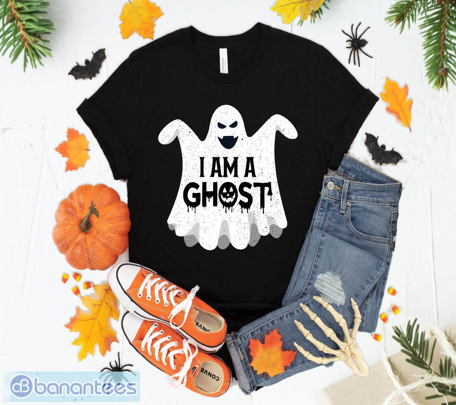 soft grunge i am a ghost halloween t shirt sweatshirt hoodie unisex halloween party gift image Soft Grunge I Am A Ghost Halloween T-Shirt Sweatshirt Hoodie Unisex Halloween Party Gift Product Photo 1