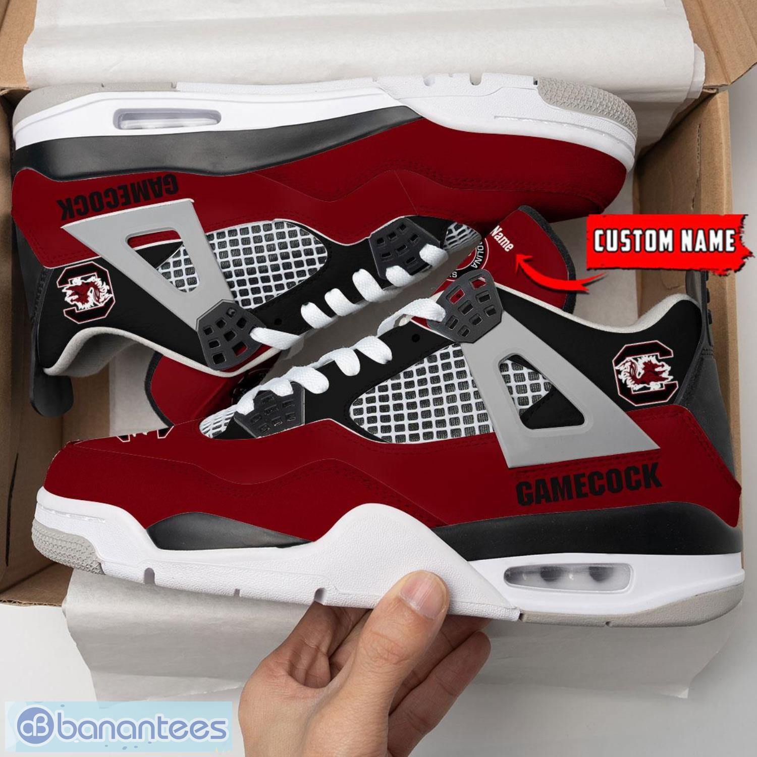 South Carolina Gamecocks Air Jordan 4 Shoes Sneaker Custom Name For Men And  Women