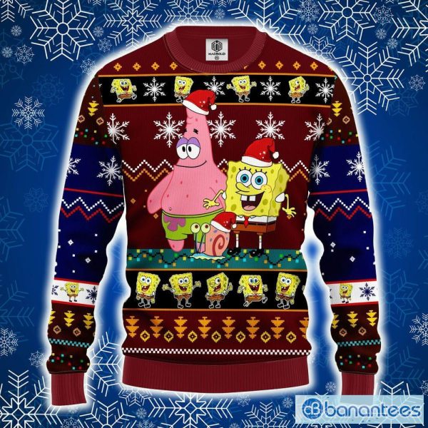 Spongebob Ugly Sweater New AOP Gift For Men And Women Christmas - Spongebob Ugly Sweater New AOP Gift For Men And Women Christmas