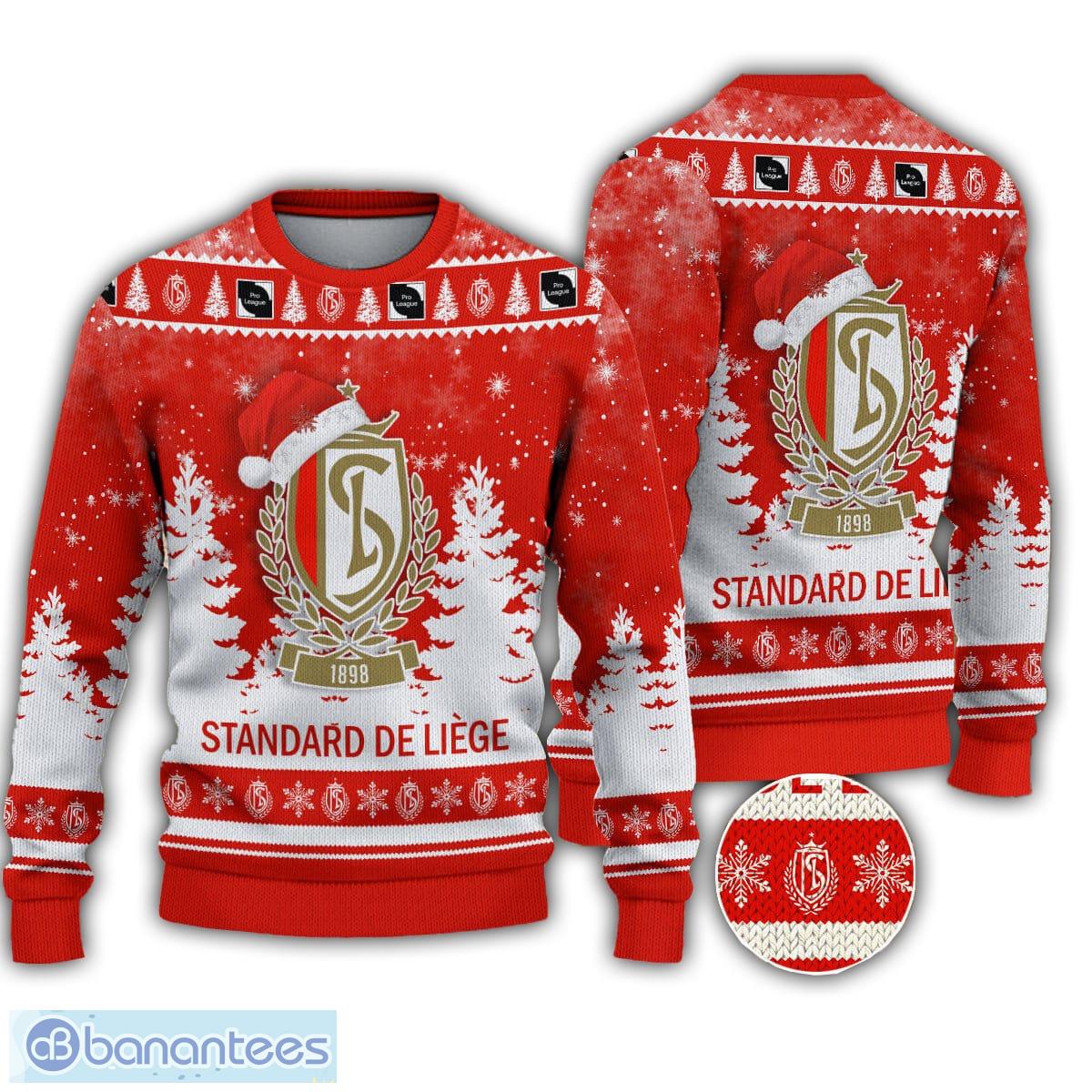 St. Louis Cardinals Santa Hat Pattern Ugly Christmas Sweater For