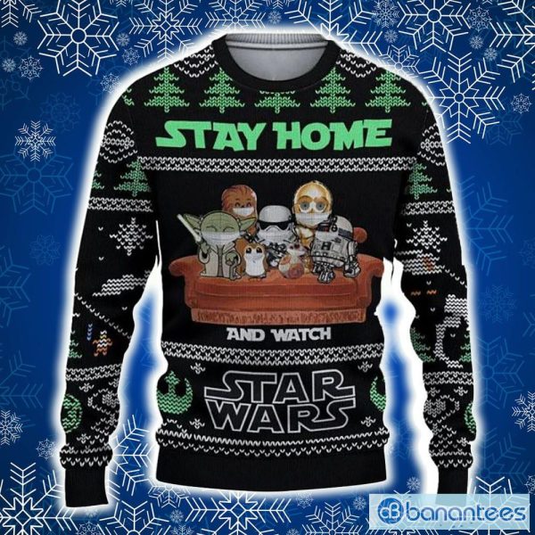 Star Wars Movies Stay Home Ugly Xmas Sweater New AOP Gift For Men And Women Christmas - Star Wars Movies Stay Home Ugly Xmas Sweater New AOP Gift For Men And Women Christmas