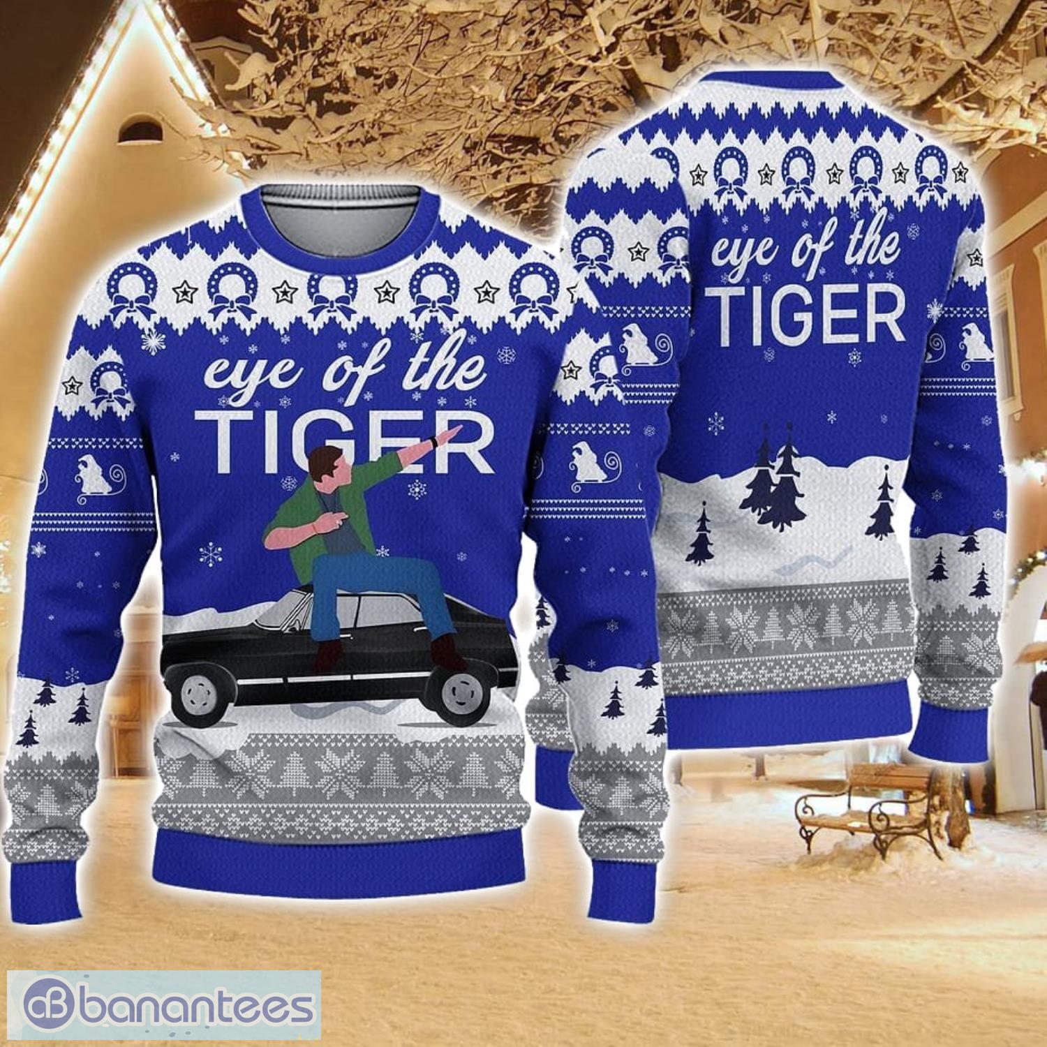Dean Winchester Knitting Pattern 3D Print Ugly Christmas Sweater