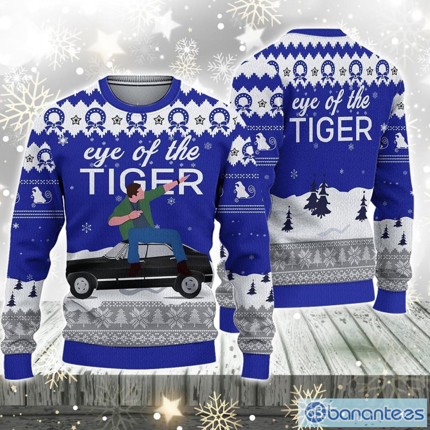 supernatural dean singing eye of the tiger ugly sweater christmas christmas gift for men and women party holiday image Supernatural Dean Singing Eye Of The Tiger Ugly Sweater Christmas Christmas Gift For Men And Women Party Holiday Product Photo 1